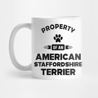 american staffordshire terrier - Property of an american staffordshire terrier Mug